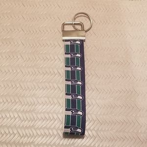 Seattle Seahawks key fob wristlets